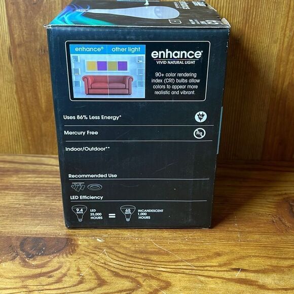 Feit Electric 65 Watt uses 9.4w LED 1 BR40 Flood light - Picture 3 of 5